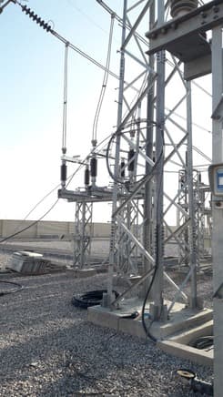 عملیات اجرایی ارتباط مخابراتی و شبکه  پست  سرخه 63/20KV برق منطقه ای سمنان